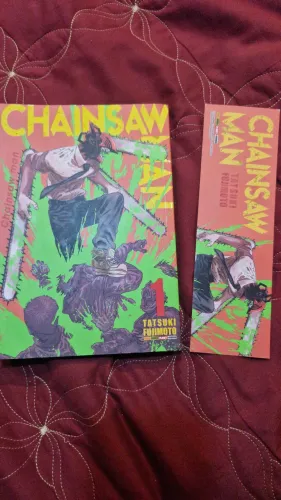 Chainsaw man volume1 com marca pagina
