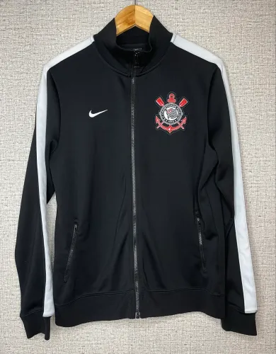 jaqueta corinthians nike preta tamanho g original