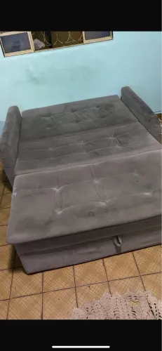 DOANDO Sofá retratil dois lugares vira cama retirar logo