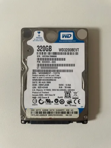 HD Sata 320gb