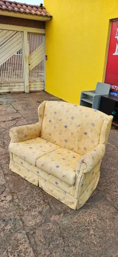 Sofa namoradeira usado acentos 100% - VENDO
