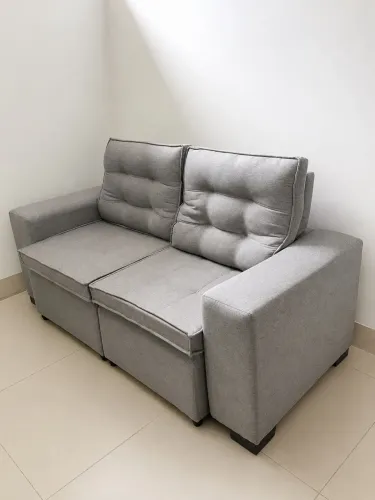 Sofá em linho