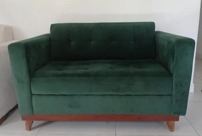Sofá verde
