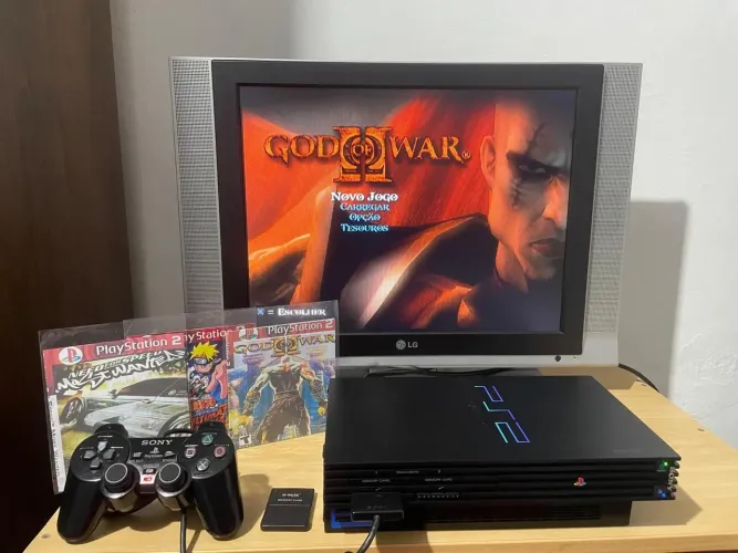 PS2 impecável para pessoas exigentes leitor 100% funcionando perfeitamente