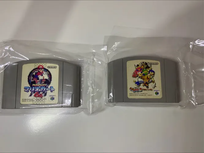 LOTE N64 ORIGINAL JAPONÊS - MARIO KART 64 e Shiren 2 e
