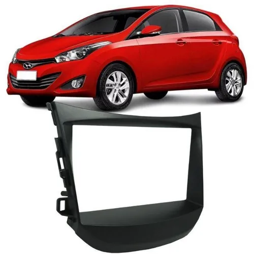 Moldura Painel Alta Qualidade 2din Central Multimídia Dvd - Hyundai Hb20 / Hb20s / Hb20x