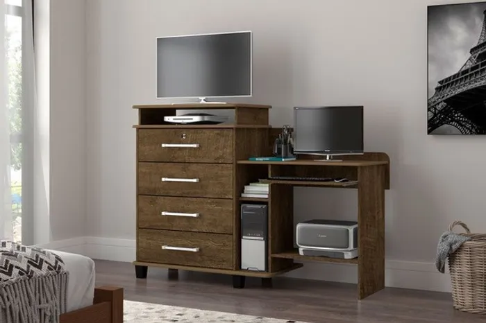 Quarto cômoda escrivaninha