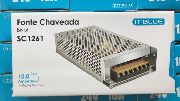 Fonte Chaveada 24v 10a 240w Bivolt Estabilizada Colméia