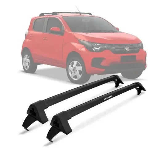 Rack De Teto Fiat Mobi 2016 2017 2018 2019 2020 2021, instalado