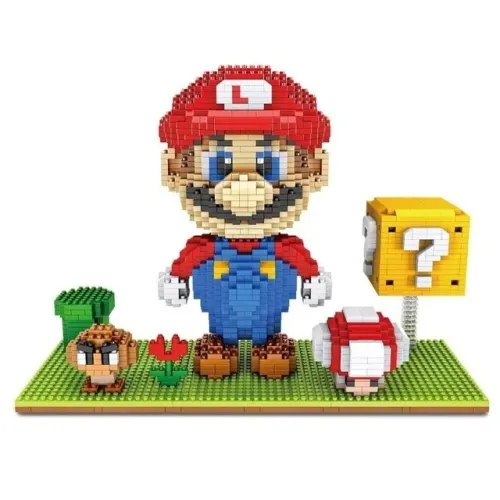 blocos de montar super mario lego bros 