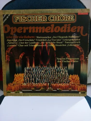 Lote 2 LP's Fischer Chore Opernmelodien Raros