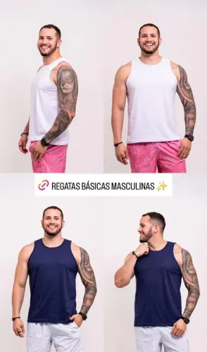 Regatas Básicas Masculinas 