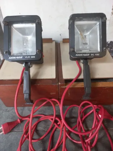  2 ILUMINADOR MIRAGE antigo para canera e vídeo 
