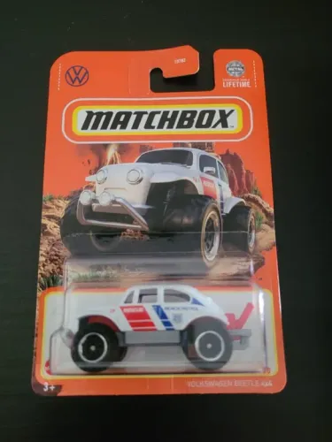 Matchbox - Volkswagen Beetle 4x4 Branco - HVL92