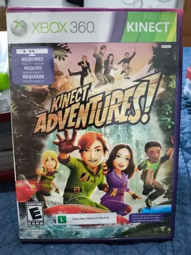 Kinect Adventures! Xbox 360 original mídia física.