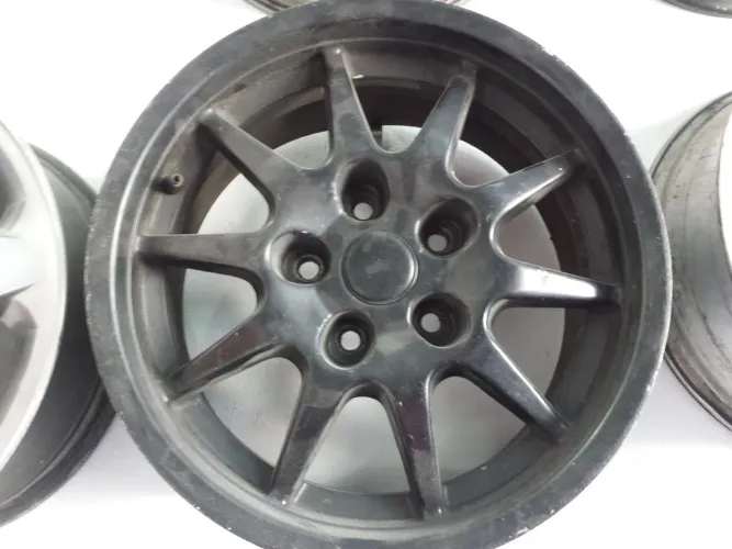 Roda aro 15 Chevrolet opala stock car preta Tala 7 5x114 jogo