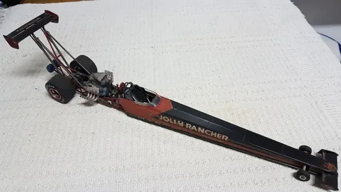 Plastimodelismo Montado 1/25 Dragster Revell Jolly Rancher Top Fuel