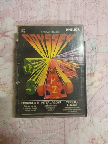 Cartucho odyssey original 3 en 1 com case e manual