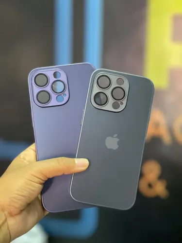 Case luxo Capinha iPhone 15 Ag-glass Com Vidro Proteção D Câmera