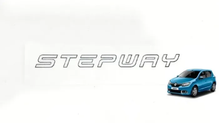 Adesivo Tampa traseira Sandero Stepway 09/18. Genuíno