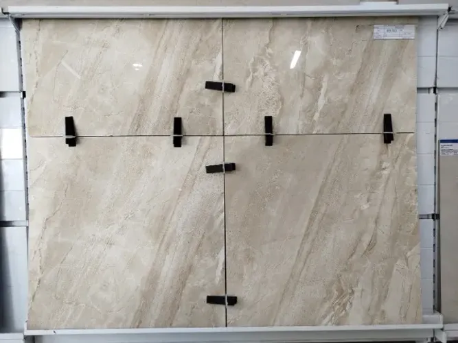 Piso retificado 60x60 Arezzo polido Rochaforte  