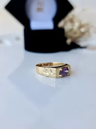 Anel de Formatura para Teologia em Ouro 18k
