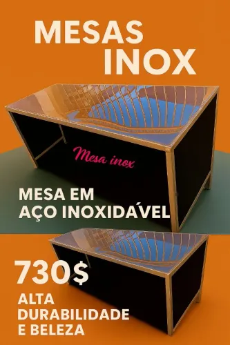 Mesas de inox
