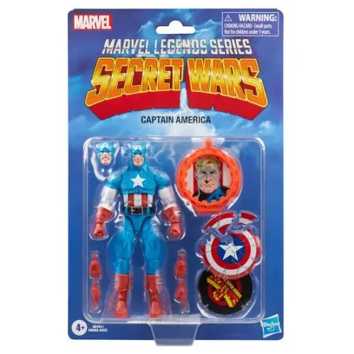 Boneco Marvel Legends Series Secret Wars - Capitão América