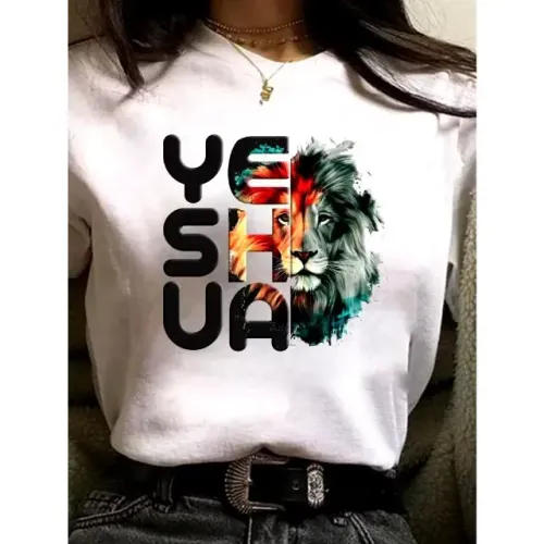 Baby Look Leão de Judá YESHUA