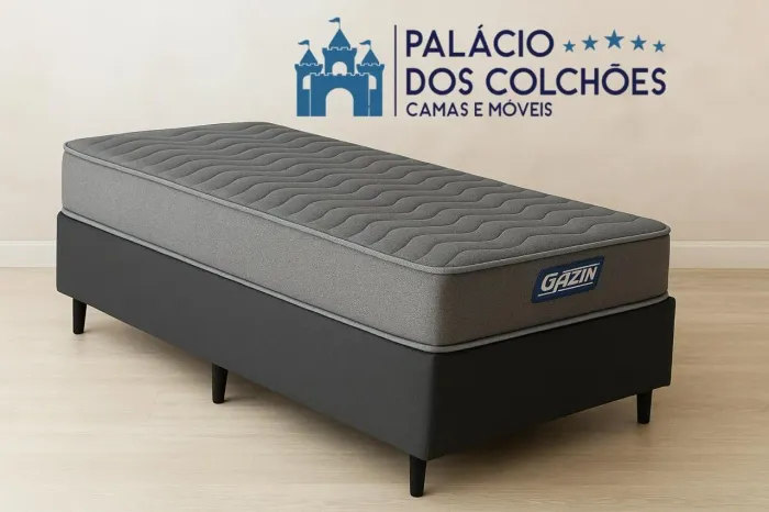 COLCHÃO + BOX Gazin Solteiro Conforto e Qualidade