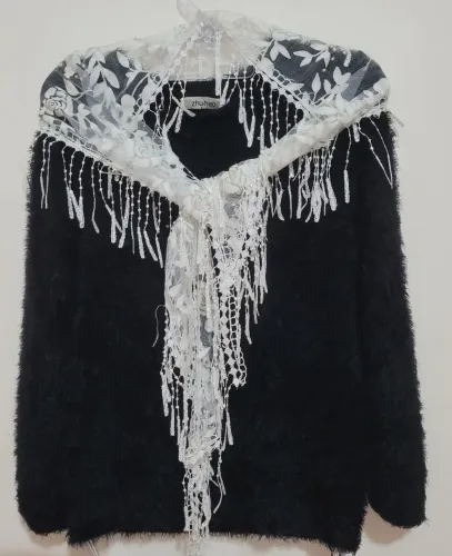 Cachecol de Renda branco