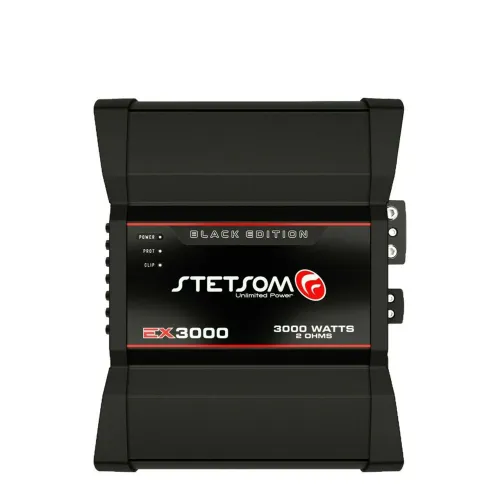 Amplificador Stetsom EX3000 Black Edition - 1 Ohm - 3000W RMS 