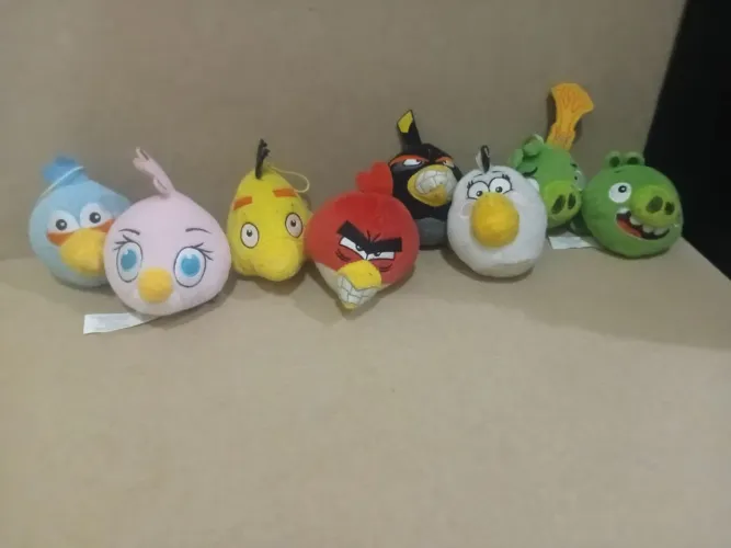 Coleção de pelúcia mc Donalds angra birds completa