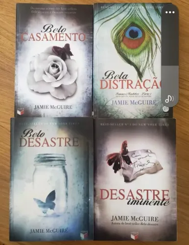 Coleção Belo Desastre vol 1 a 4. Usado em ótimo estado.