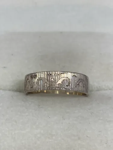 anel de prata tamanho 14