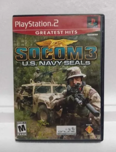 Jogo de PS2 socom 3 u.s. navy seals original