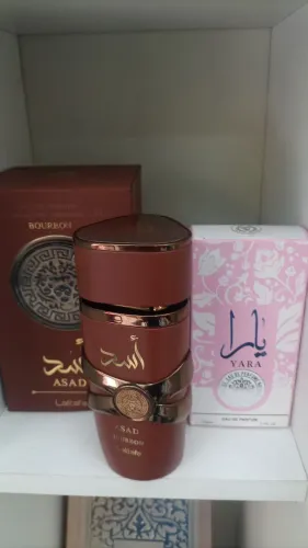 PERFUME IMPORTADO ÁRABE LATTAFA ASAD BOURBON 100 ML GANHE UM YARA DE 50 ML 