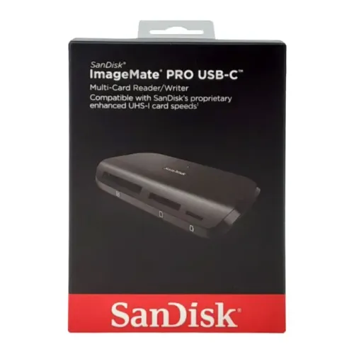 Leitor de Cartões SanDisk ImageMate PRO USB-C ? Novo