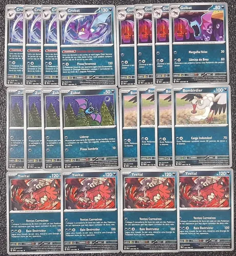 Deck crobat cartas originais de pokémon