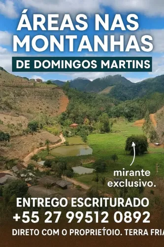 Excelente Oportunidade Rural em Tijuco Preto - Domingos Martins,rio,escritura parcelo lea