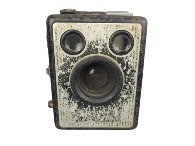 Câmera Kodak Brownie Box USADO P/ ADORNO Vintage