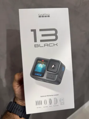 GoPro Hero 13 Black - 5.3K e Estabilizacao (Nova - Ate 21x no Cartao)