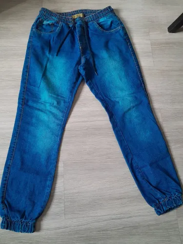Calça Jeans Jogger 
