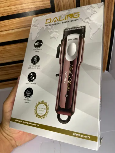 Máquina de Cortar Cabelo Sem Fio Profissional DALING DL-1173