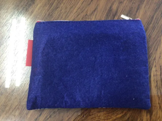 Necessaire Azul em Feltro