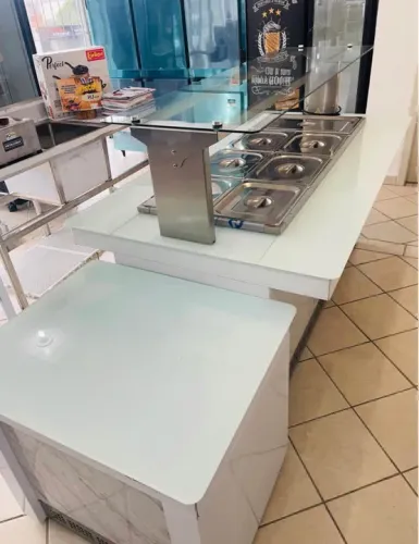 MB buffet térmico c/ módulo de pratos Gelopar 