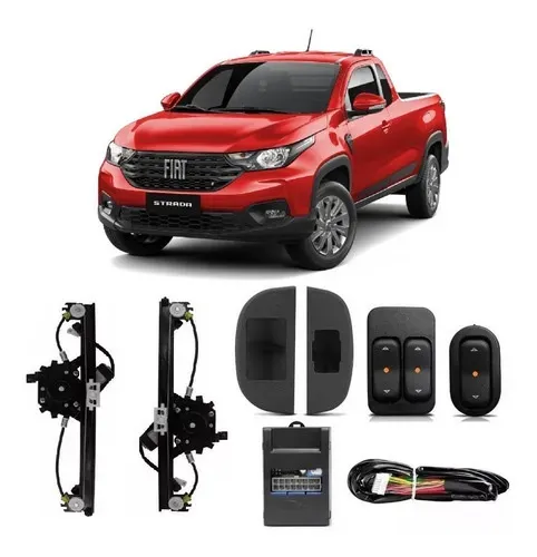 Kit De Vidro Eletrico Nova Strada 2 Pts 2021 A 2023 Sensor