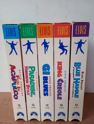 Vhs coleção filmes Elvis Plesley