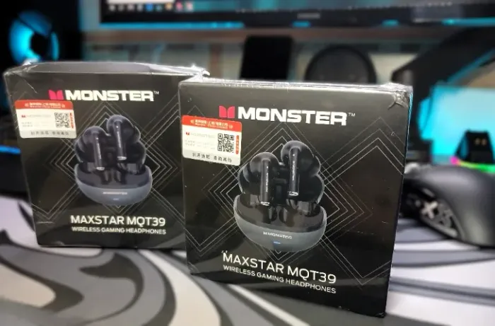 [LACRADO] Fone bluetooth 6.0 Monster MQT39 Preto - baixa latência/delay gamer graves forte