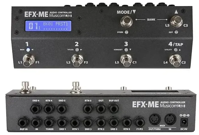 Controlador de efeito para pedais Made in Korea.
